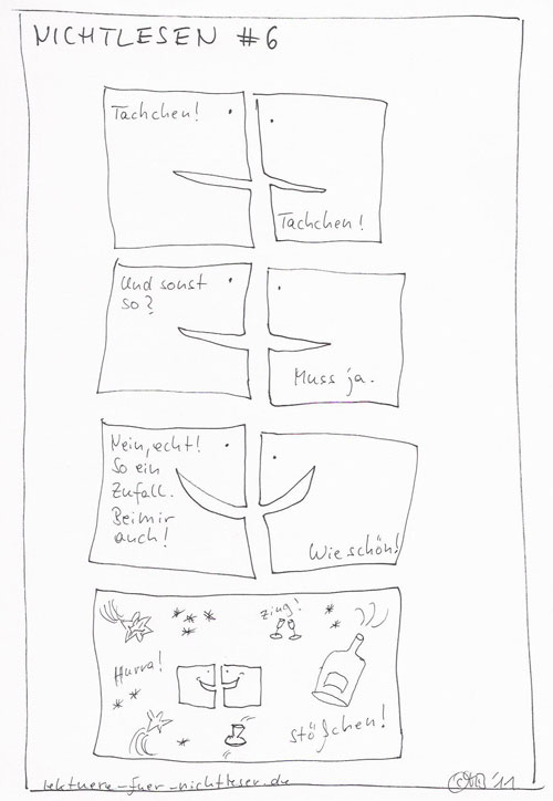 Nichtlesen-Comic Nr 6