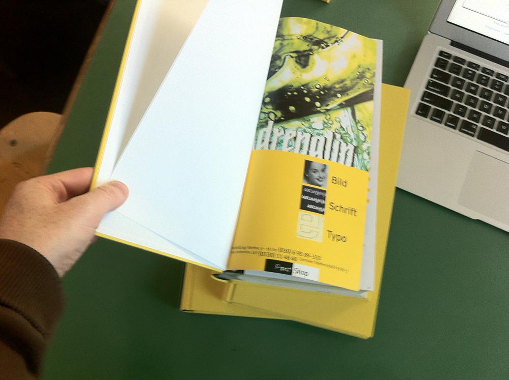 Mailing »Adrenalin«, gebunden mit anderen