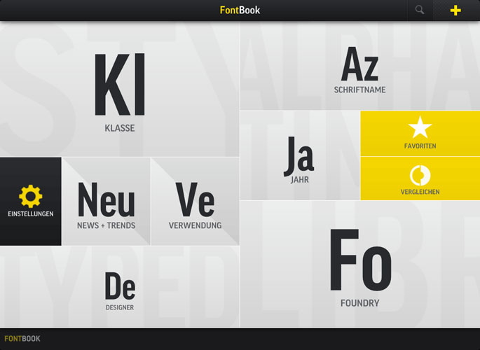 FontBook 2.0 Homepage