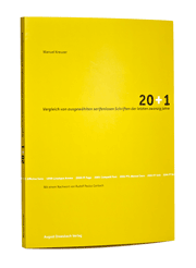 20+1- Vergleich von ausgewählten serifenlosen Schriften