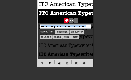 Favoriten festlegen und etikettieren