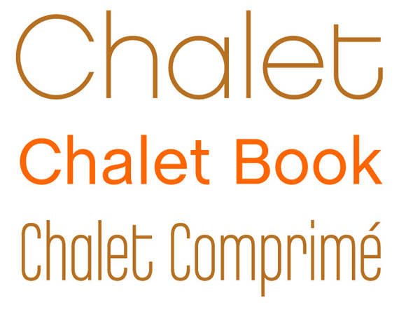 Chalet Familien: Chalet, Chalet Book und Chalet Comprimé