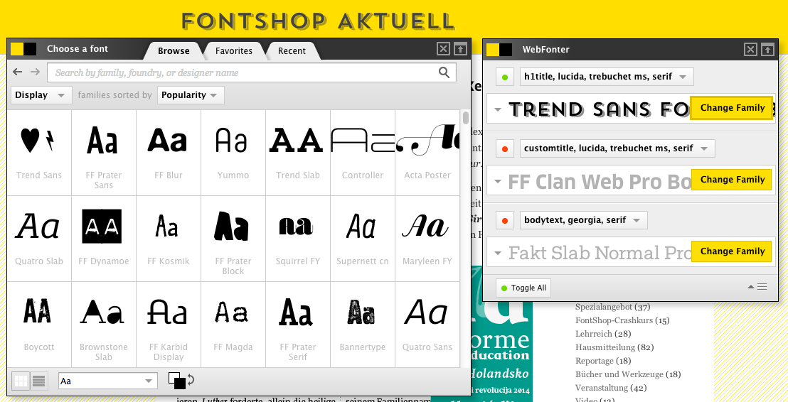 WebFonters Trend-Webfonts