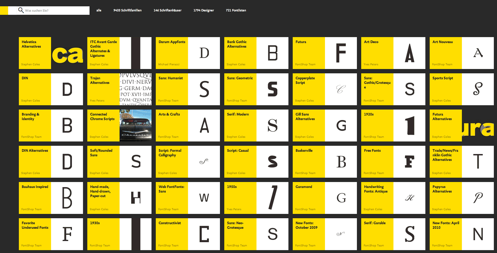 FS.com-Fontlisten
