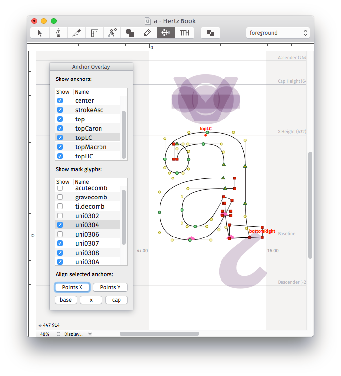 AnchorOverlayTool-Robofont