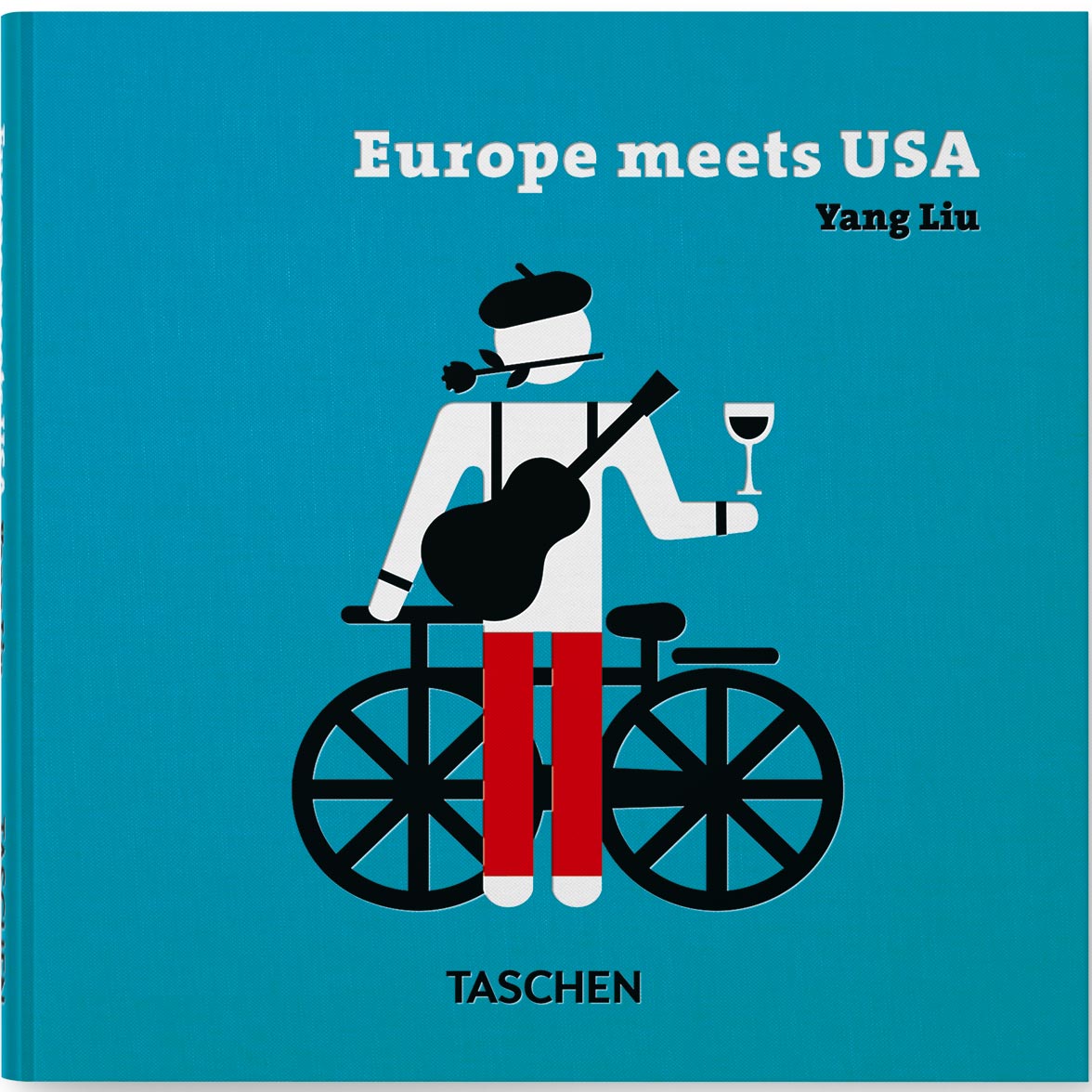 Titelseite des neuen Taschenbuchs von Yang Liu: Europa trifft USA.